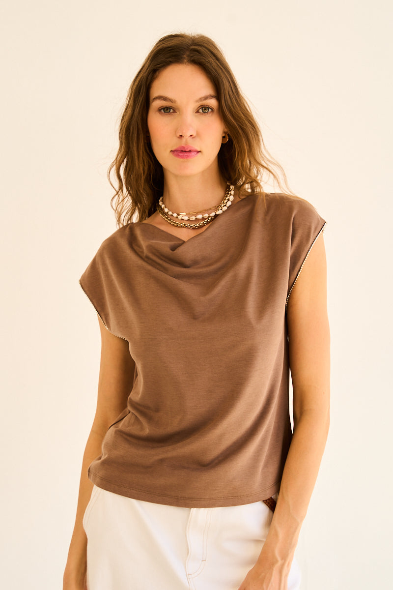 Bejeweled-Sleeveless Top