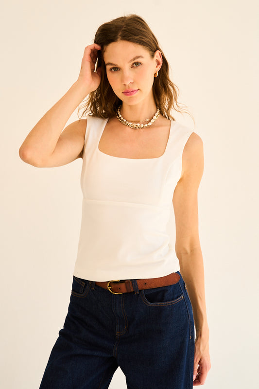 Simply White Tank