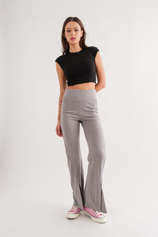 Wide-Leg Flare Leggings